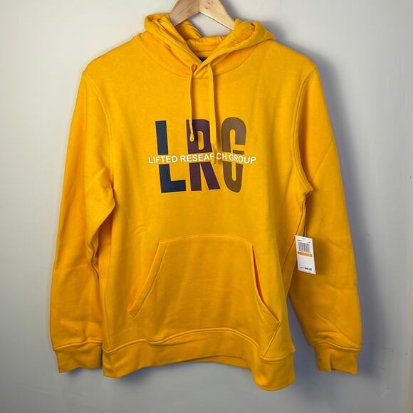 Lifted Research Group Hoodie Split Logo in Gold Size S - Picture 2 of 7